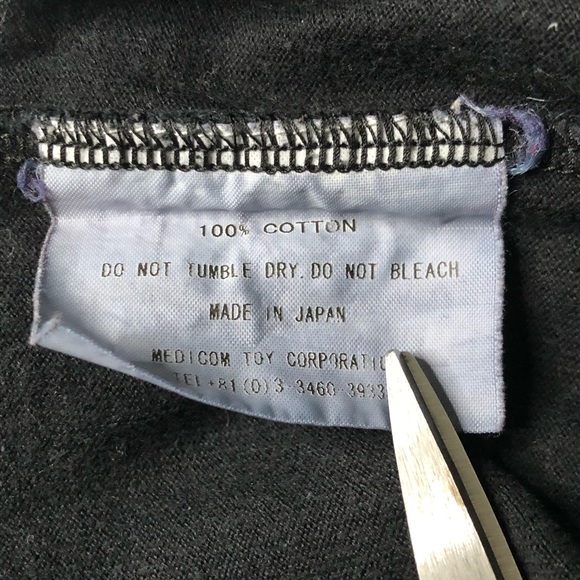 Original Fake Mens Small Black vintage T-Shirt - Picture 5 of 6